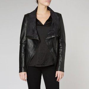 Muubaa Sabine leather jacket - black